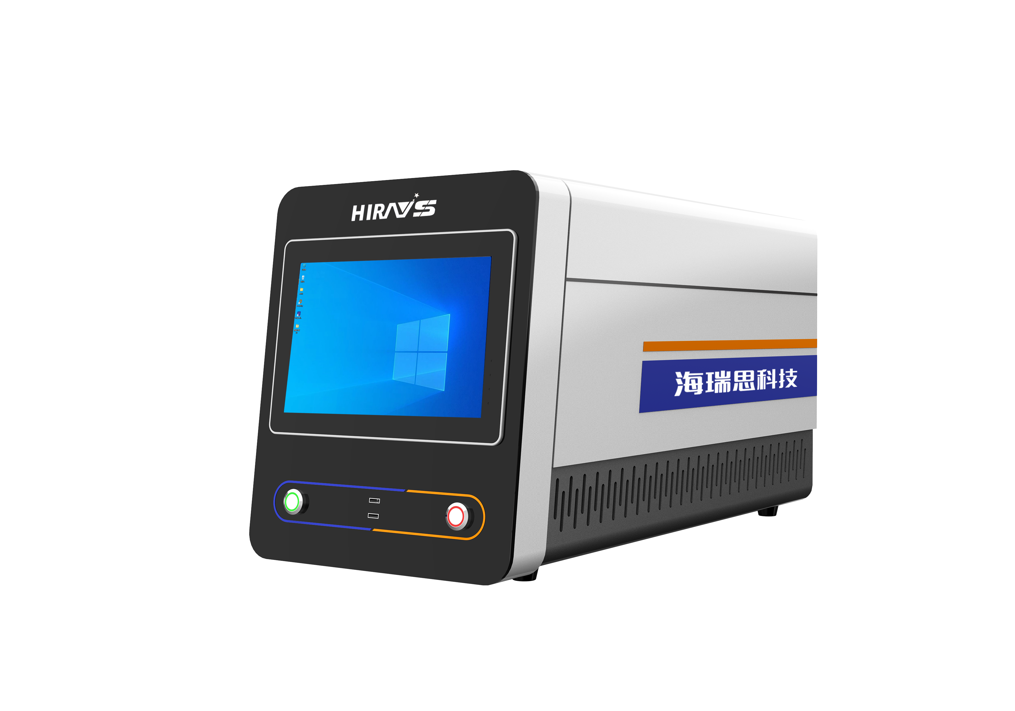 Прибор HM-Leaklab-200 производства Hirays. На экране показан рабочий стол, а не программа измерения.