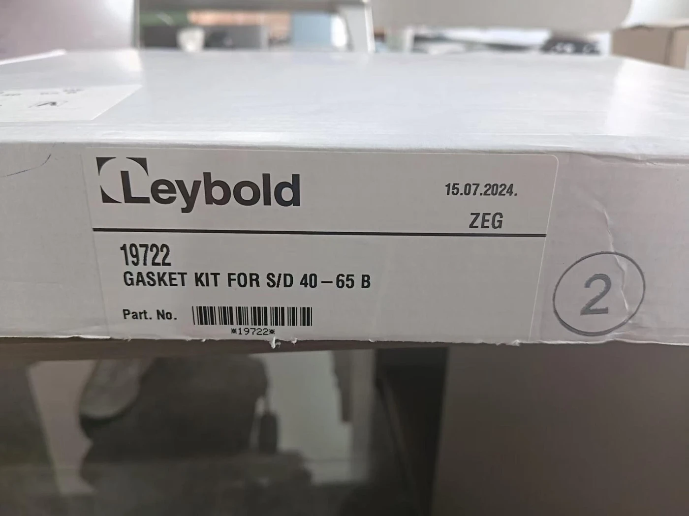 Комплект прокладок Leybold TRIVAC S / D40–65 B — 19722 — дополнительный вид
