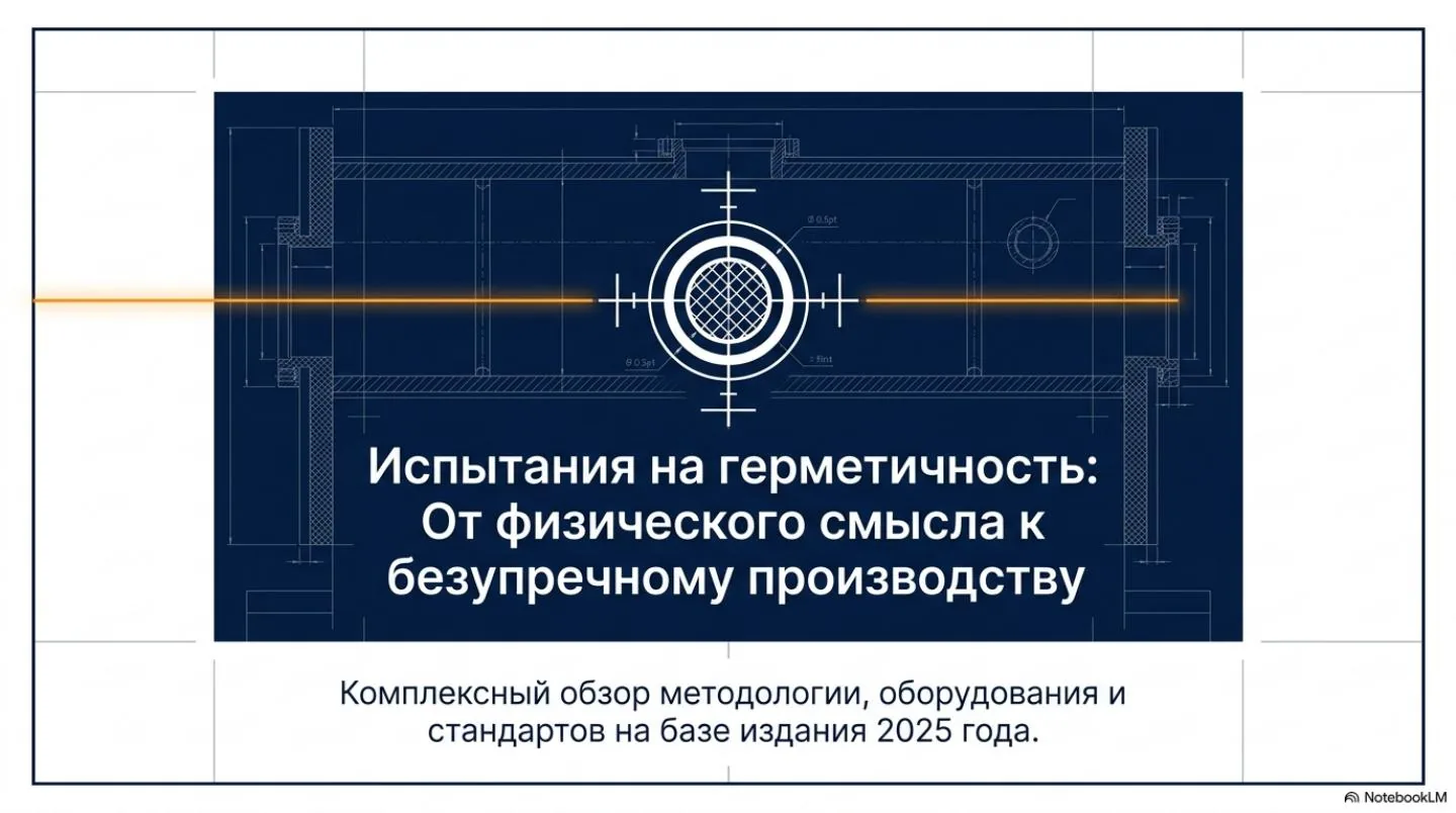 Слайд 1: Руководство по контролю герметичности "Испытания на герметичность"