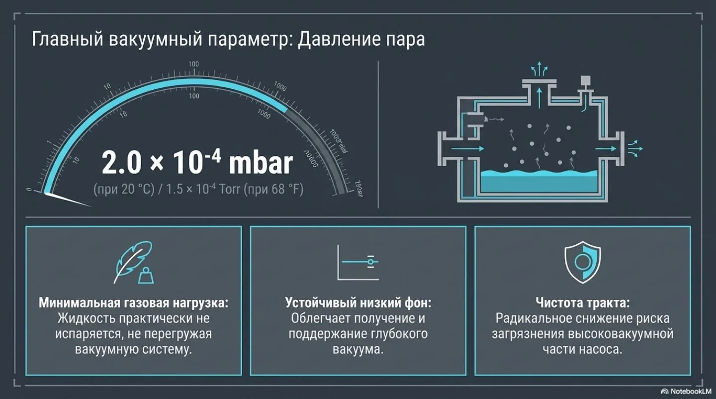 Слайд 3: Вакуумное масло Fomblin 06/6 для внутренней системы высоковакуумных насосов