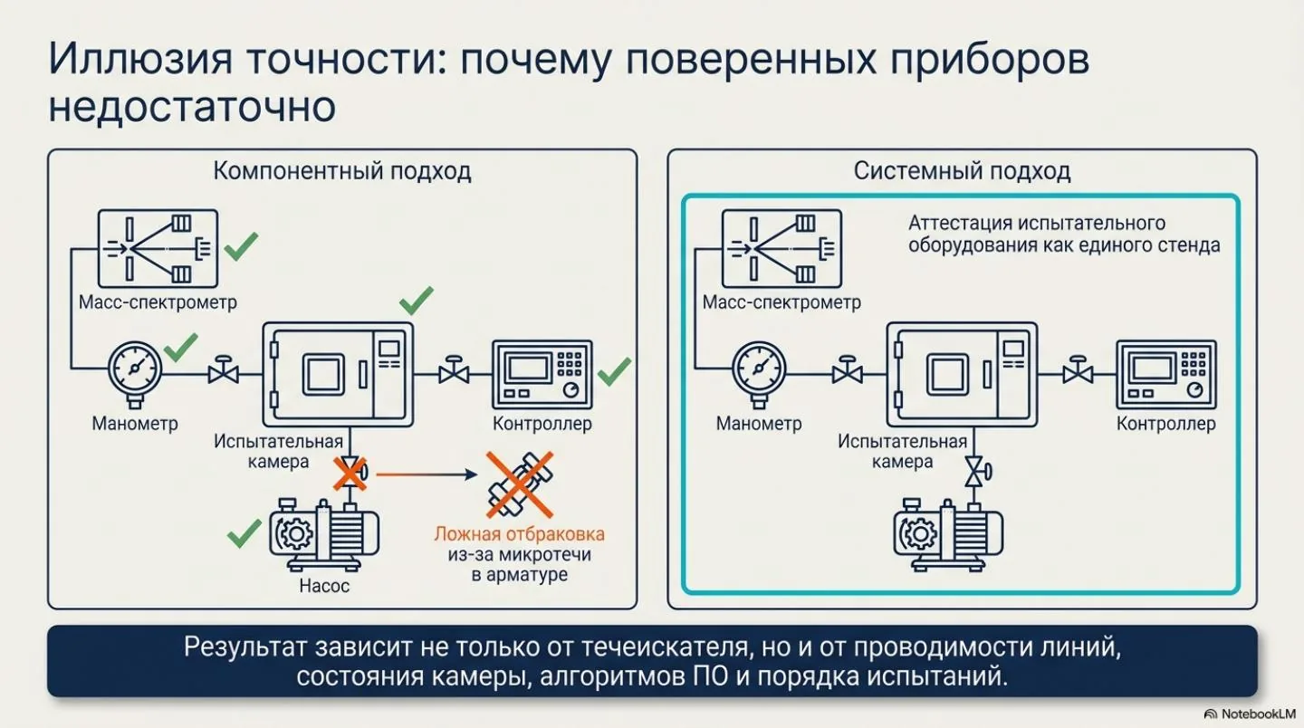 Слайд 2: Аттестация установок контроля герметичности ГОСТ Р 8.568-2017