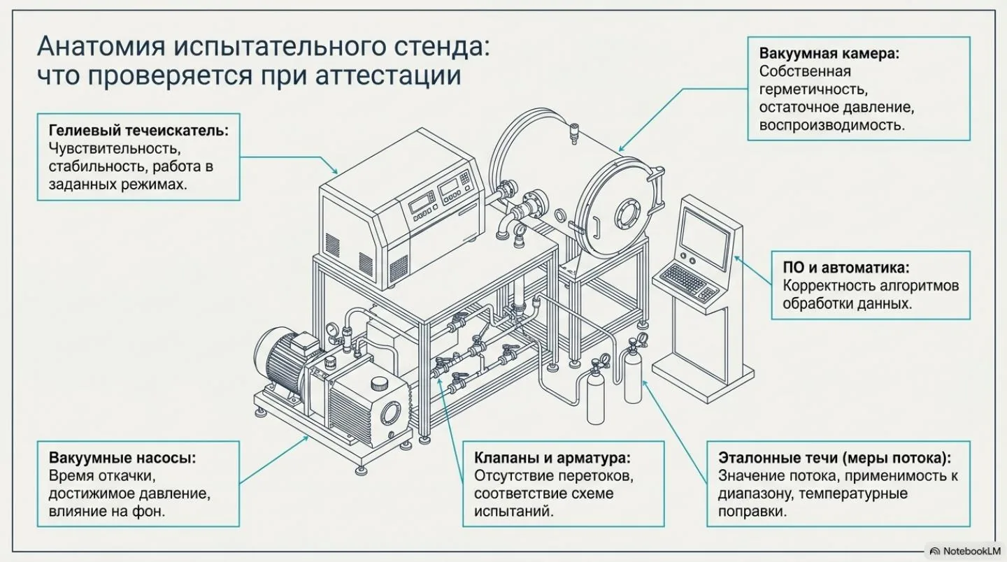 Слайд 3: Аттестация установок контроля герметичности ГОСТ Р 8.568-2017