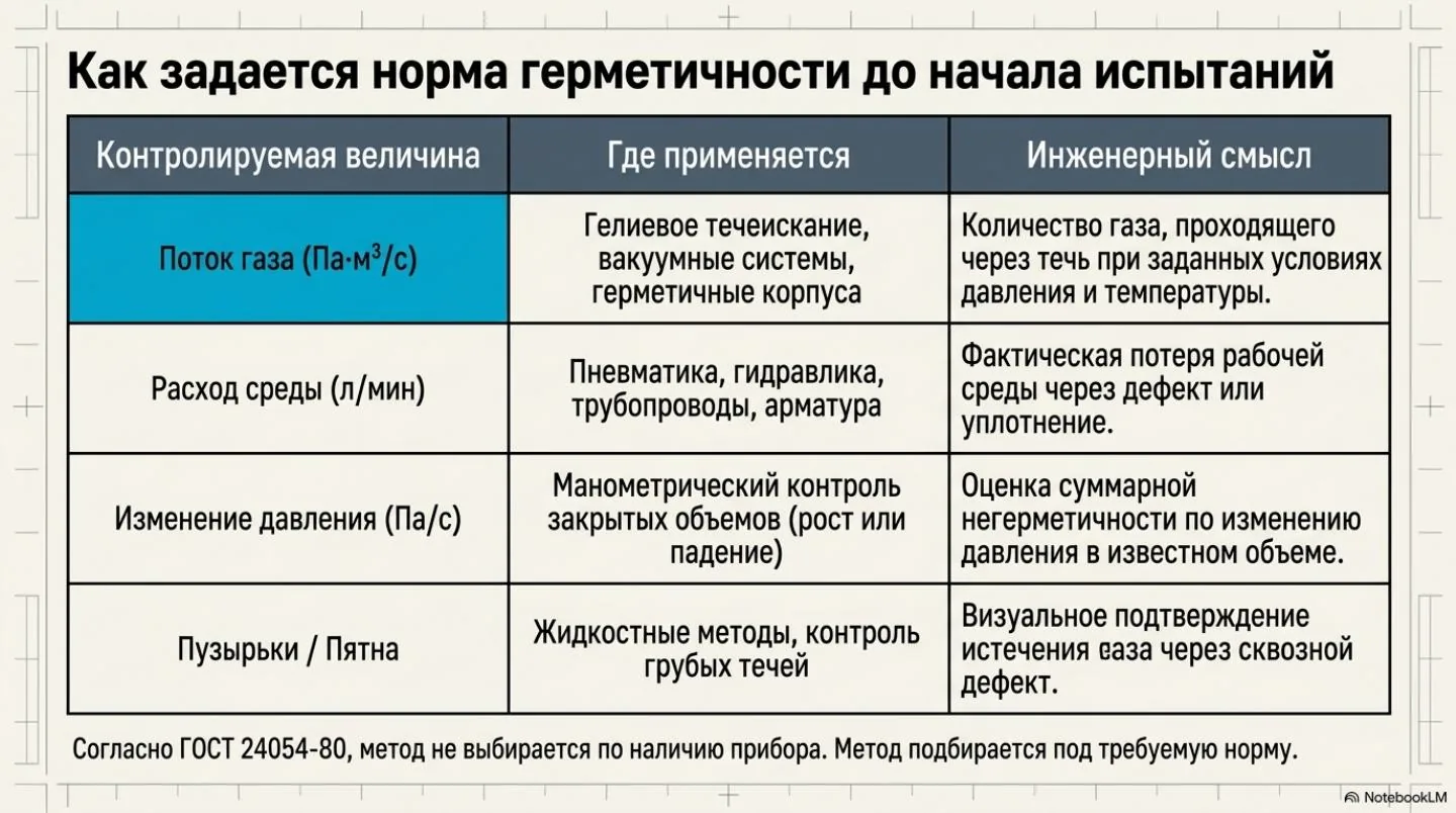 Слайд 4: Проверка герметичности по ГОСТ 24054-80