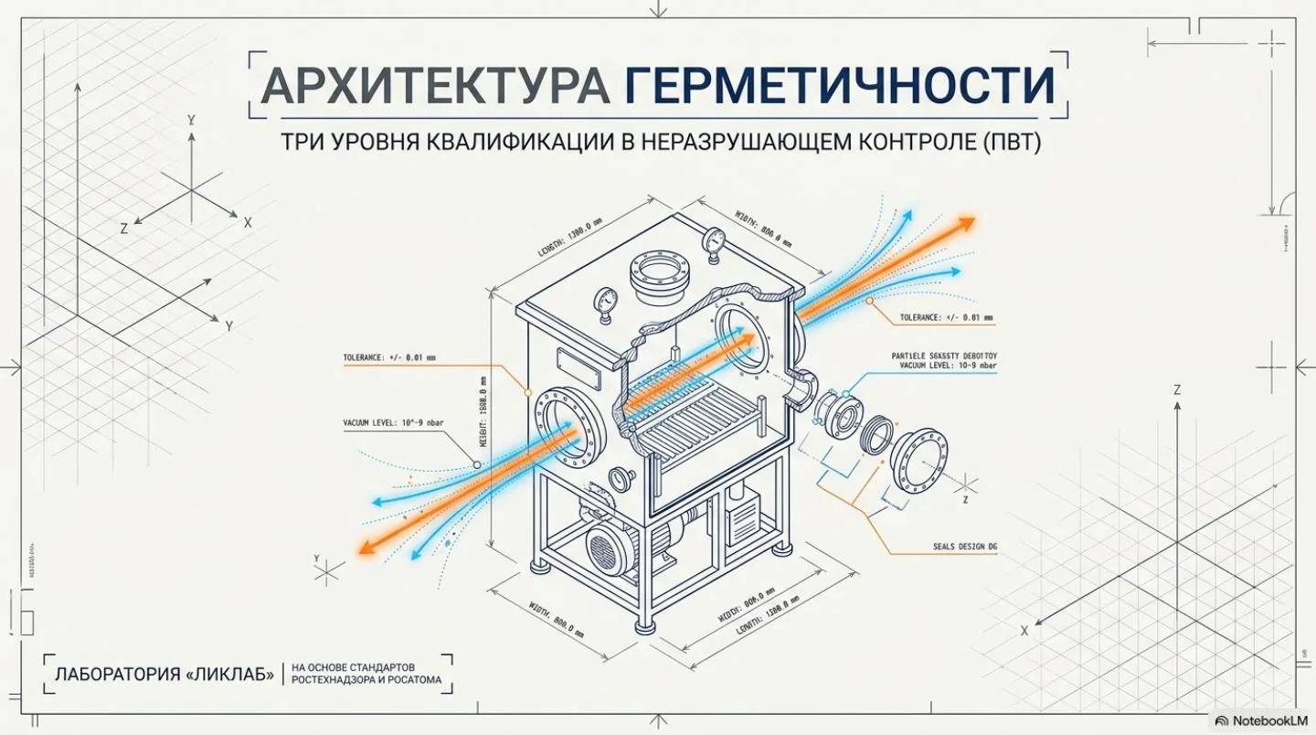Слайд 1: Три уровня квалификации специалистов неразрушающего контроля
