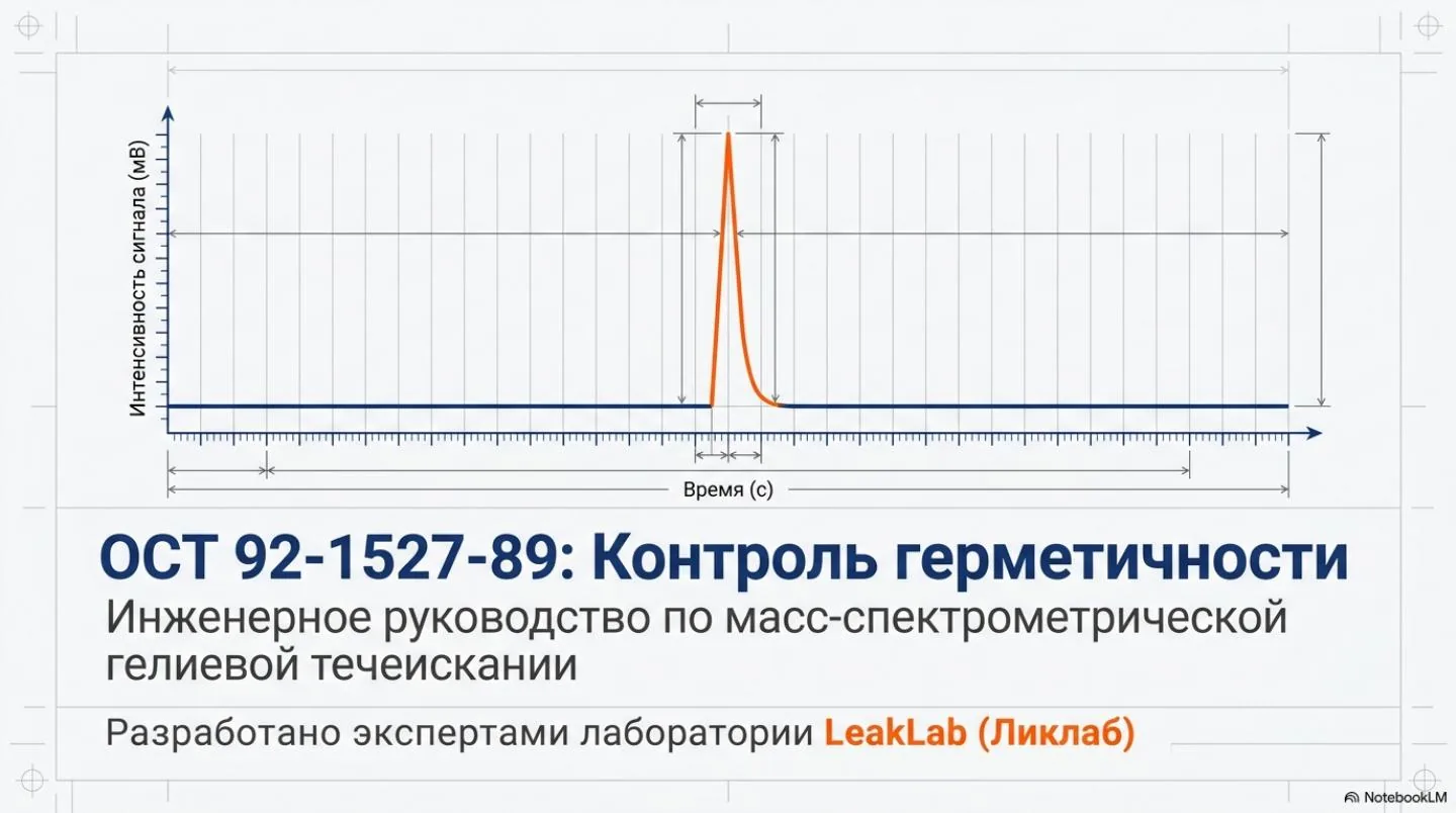 Слайд 1: Испытания на герметичность по ОСТ 92-1527-89