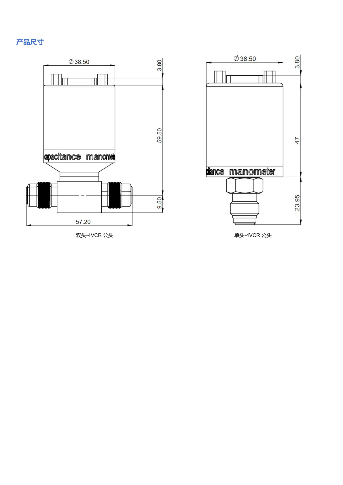 Габаритный чертёж DA1/DC1/SA1/SC1 — полная страница 32 исходного руководства. Размеры и присоединение сверяют с заказным кодом.