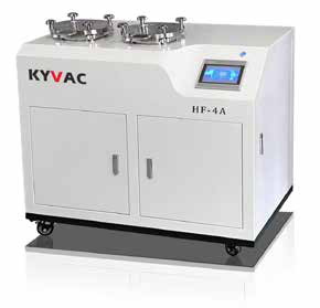 HF-4A: установка с фторированной жидкостью из каталога KYKY, декабрь 2025. На корпусе обозначены HF-4A и KYVAC.
